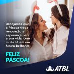 Desejamos que a Páscoa traga renovação e esperança para a sua vida, com muita fé em um futuro brilhante!